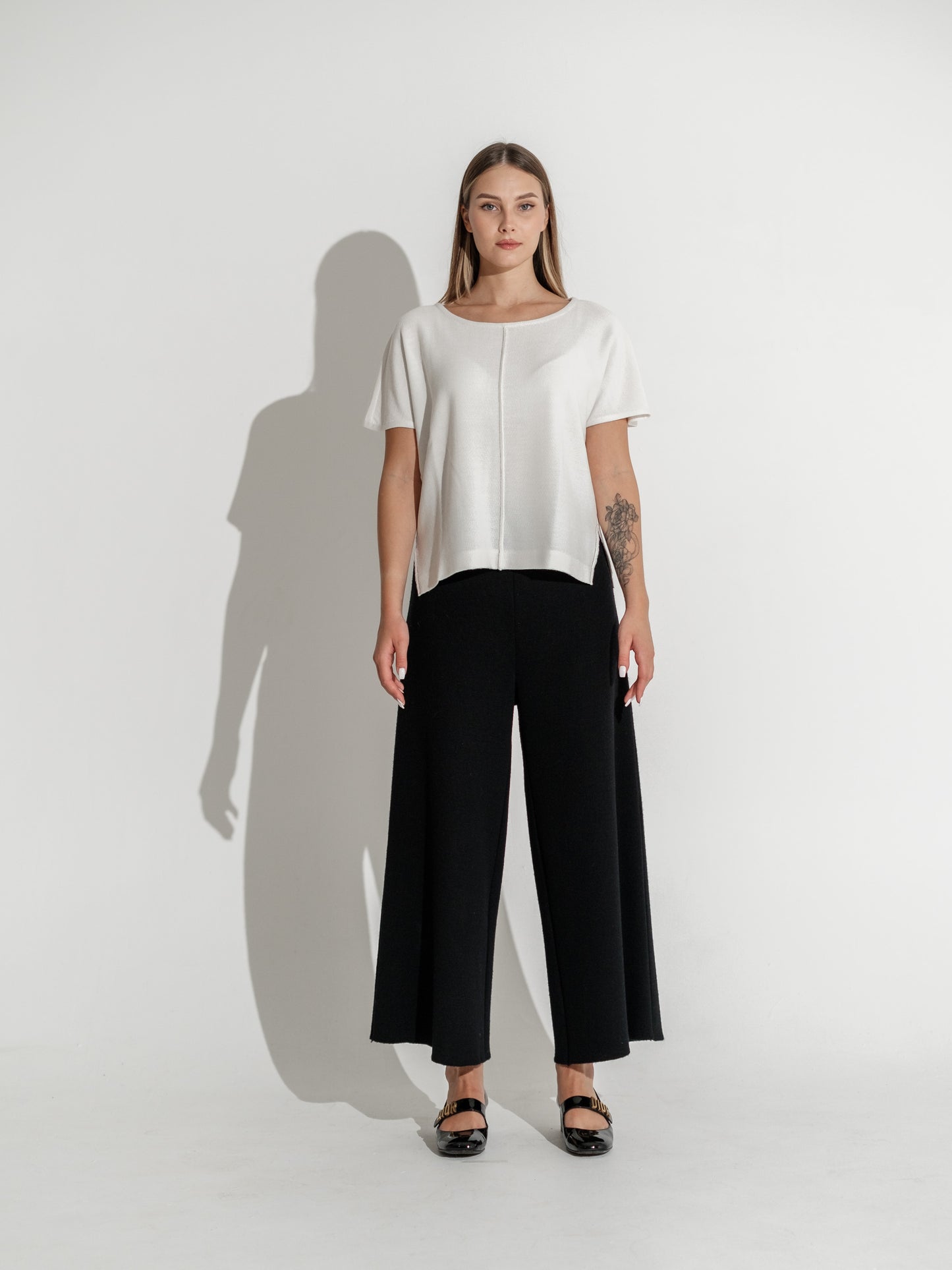 OFFICE TOP IN SNOWWHITE