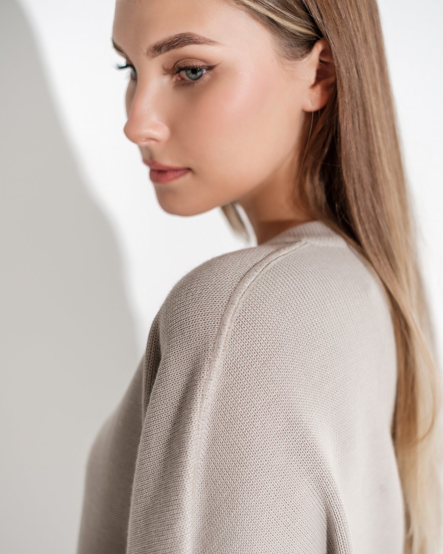 ZIPPED OVERSIZED JACKET STONE COL