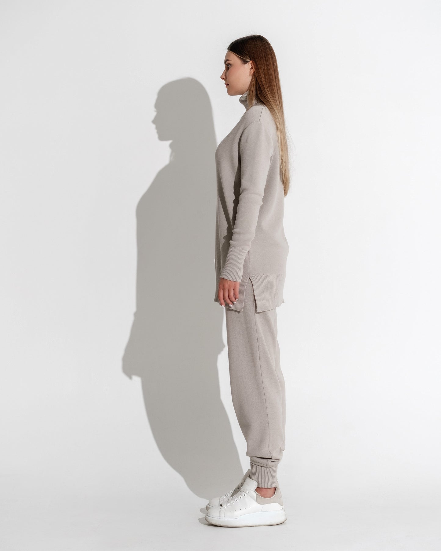 ROLL NECKED TUNIC JUMPER