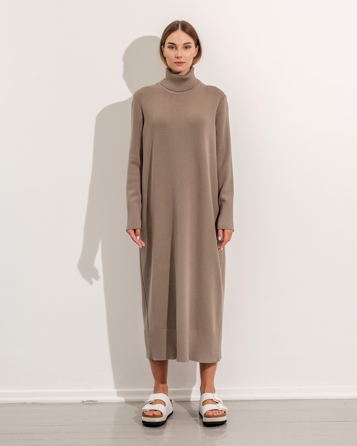 ROLL NECK DRESS