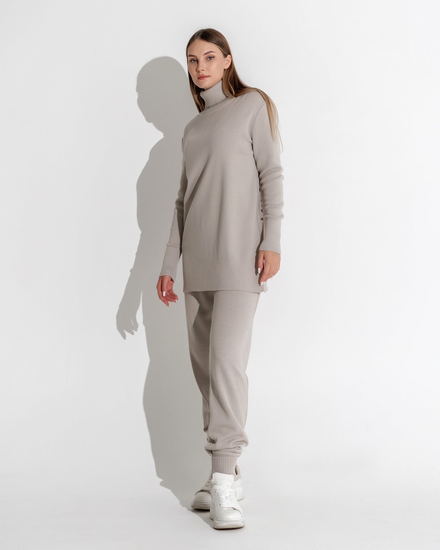 ROLL NECKED TUNIC JUMPER